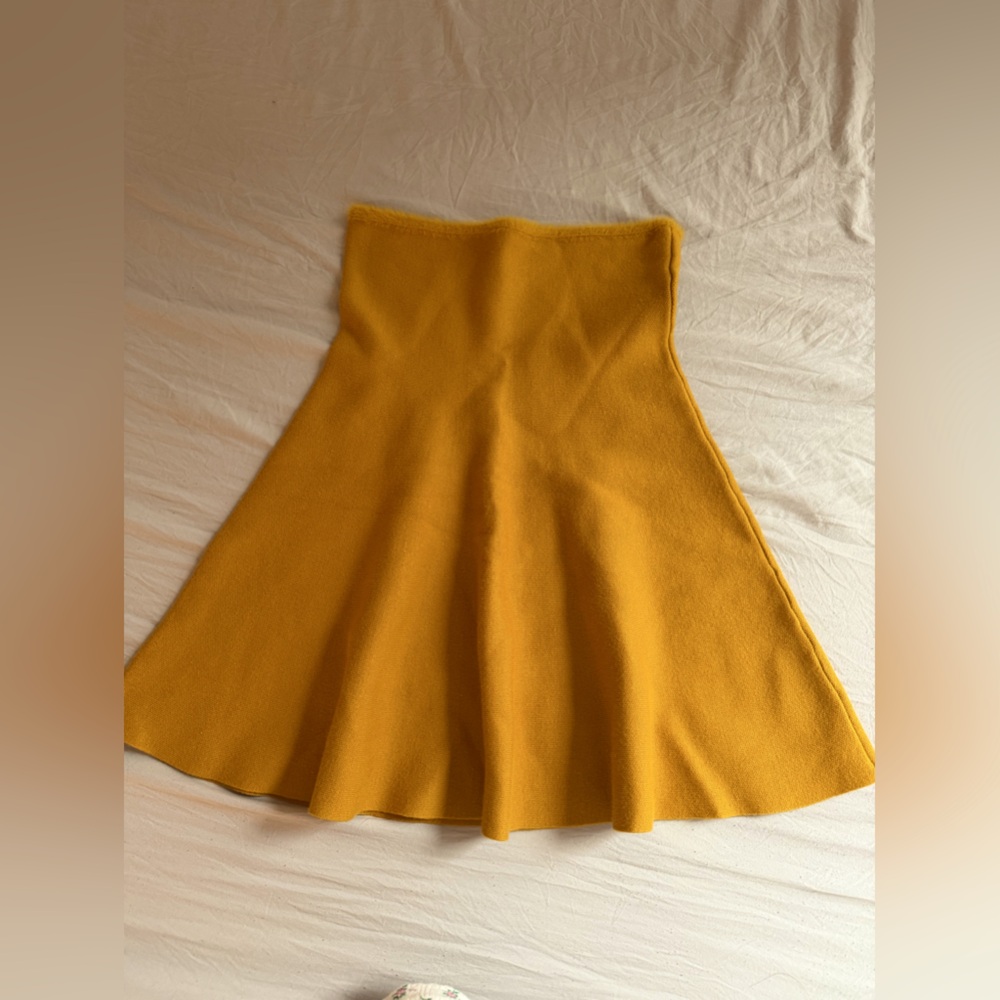 ZARA Knit A-Line Skirt